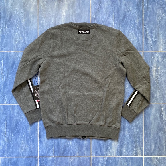 Pajar Canada John Mens Sweatshirt Full Zip Heather Gray Jacket sizes M L Comfort - Picture 7 of 9